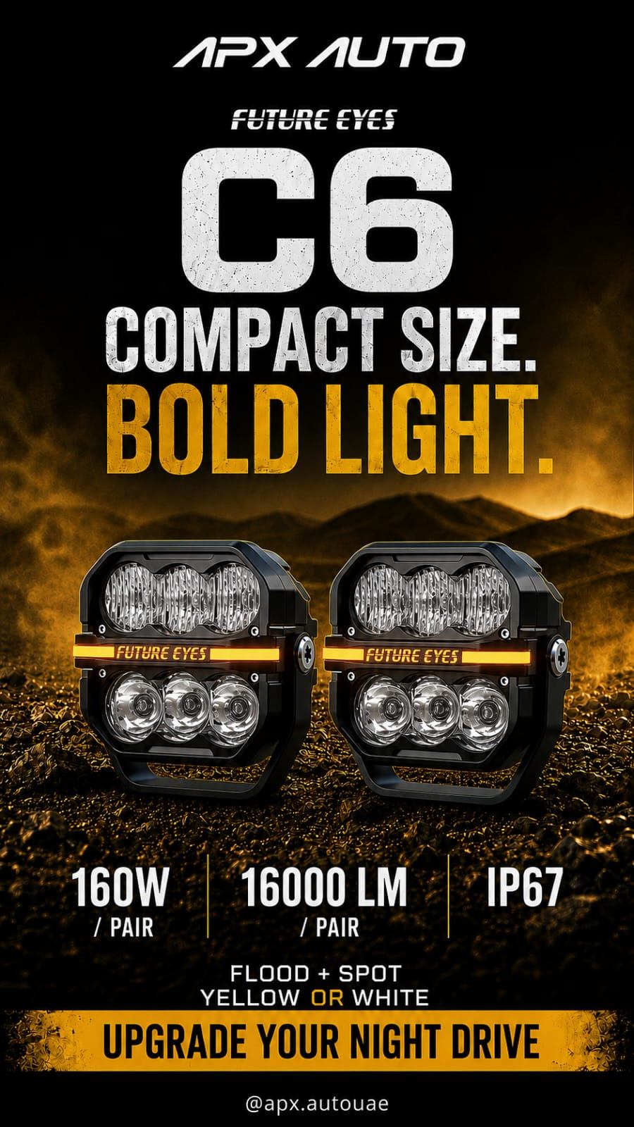 Future Eyes Lights - C6 160 W LED