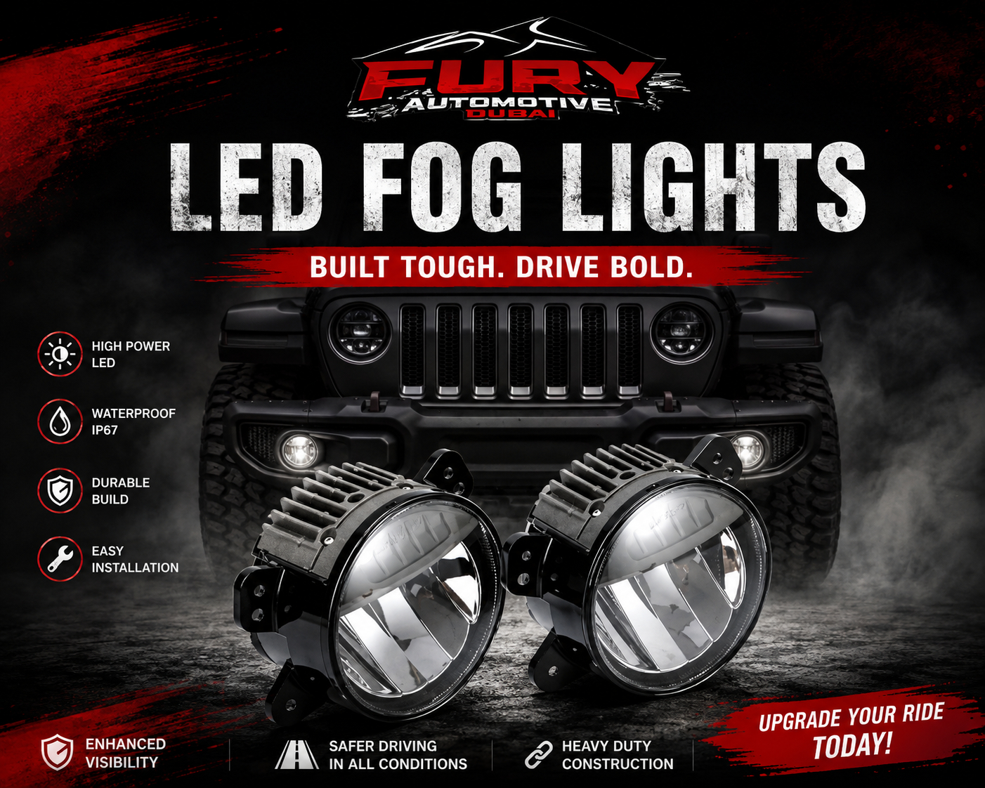 Fog light Jeep Wrangler JK