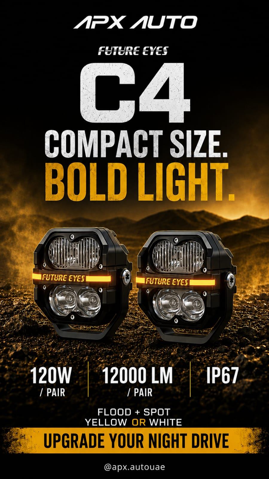 Future Eyes Lights - C4 120W LED