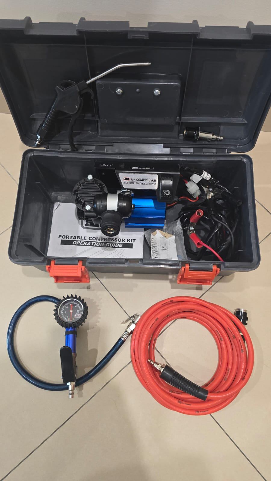 ARB portable air compressor with inflating kit