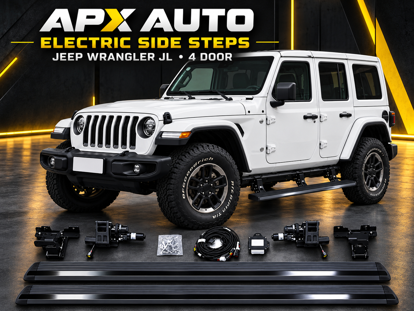 Electric Sidestep JL 4 doors