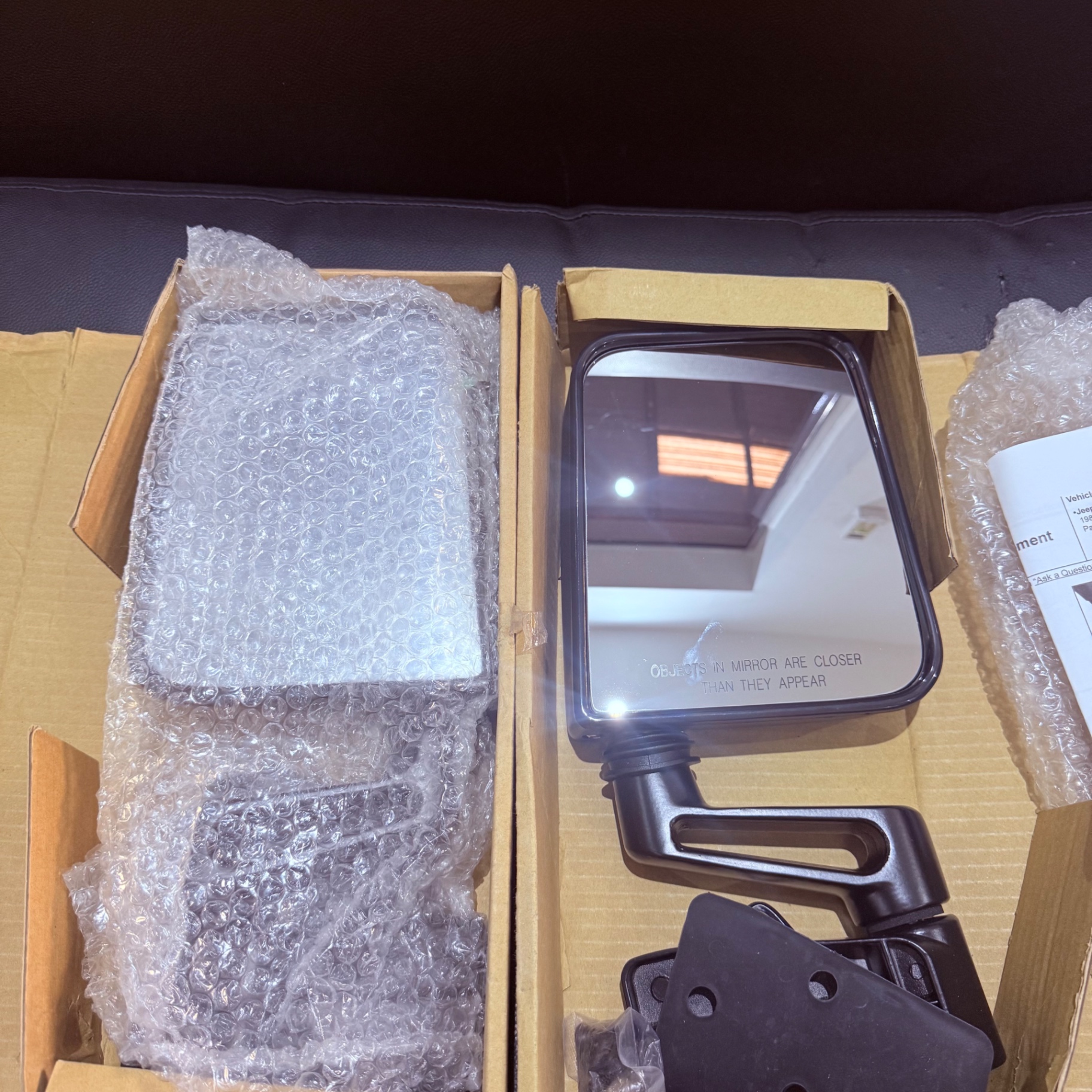 Side mirrors for jeep tube doors