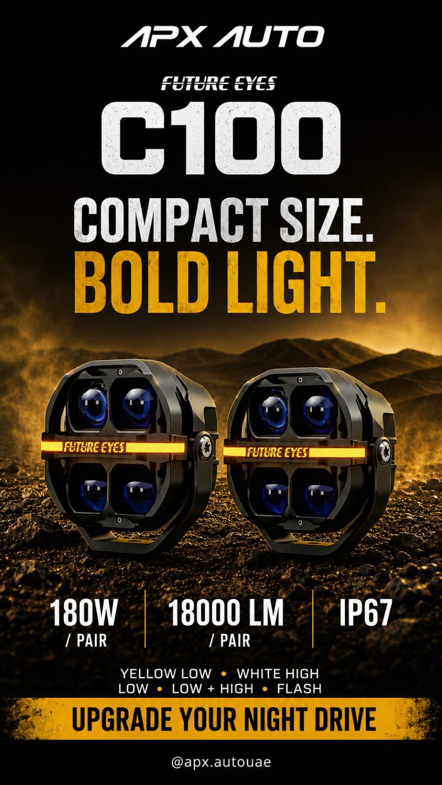 Future Eyes Lights - C100 180W LED